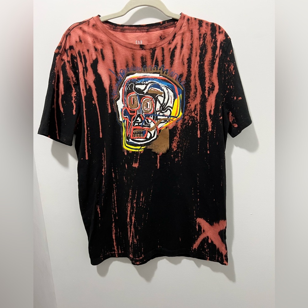 Custom Bleached Graphic Tee